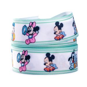 Quality Wholesale 1.5 Custom Cartoon Printed Grosgrain Ribbon for sale