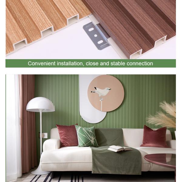 Customized Wood Plastic Grille Wall Panel Fluted WPC 1220*3000mm