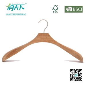 Betterall High Grade Glam Wide Shoulder Wood Coat Hanger