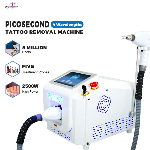 Picosecond Q Switch Laser Tattoo Removal Machine 2000W Skin Rejuvenation