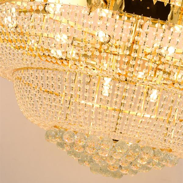 Dia 1200mm Villa Hotel Staircase Pendant Light E14 With 44 Head