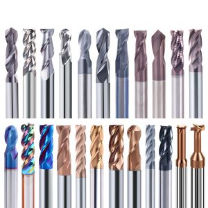 Manufacturer Solid Hard Alloy 4Flute Spiral Groove Flat Bottom Engraving End