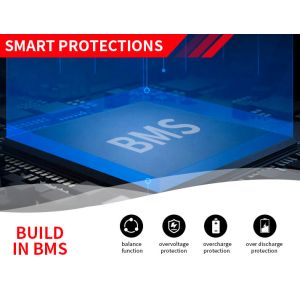 12V 100Ah LiFePO4 Lithium Battery Rechargeable 2000cycles Built In BMS