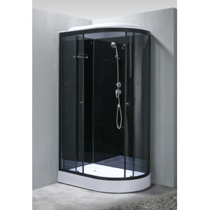 4mm Sliding Open Shower Glass Cabinet For Bathroom
