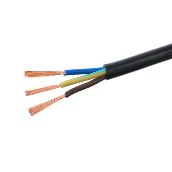 Construction Appliance VDE Certificated H05vv-f 3 Cores 1.5mm2 Copper Flexible Electrical Cable Metal Electrical Wire