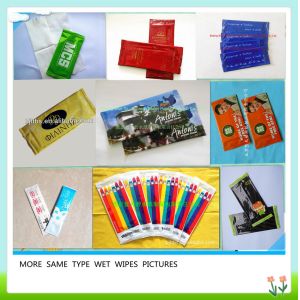 China factory single packed wet wipes