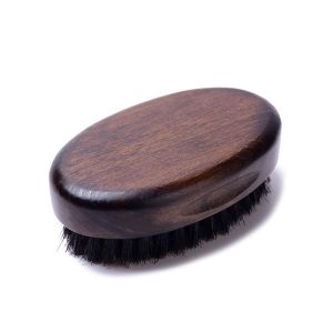 Abeis Wood Large Boar Bristle Shaving Brush for Thick Beard Black Walnut Wood