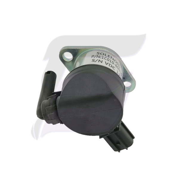Buy 12V Shut Off Stop Solenoid 1C010-60015 For Kubota Engine V3300 V3600 at wholesale prices