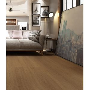 Quality Polyurethane Coating / Ceramic Particles ABA SPC Flooring 4mm - 6mm for sale