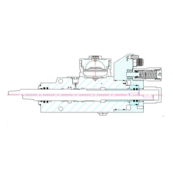 Excavator Mounted Hard 12 M Rock Drilling Rig