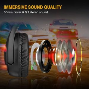 DC5V 2.2kohm K1 Pro Stereo Gaming Headset With Microphone