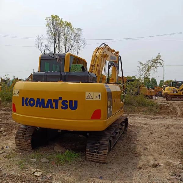 11 Ton Komatsu PC110-8 Excavator with Low Oil Consumption and Original Hydraulic Cylinder