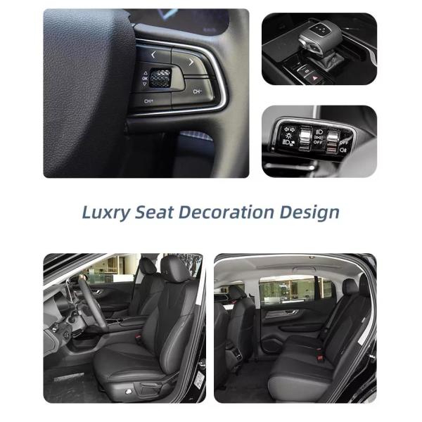 Direct Hongqi E-QM5 Electric Taxi Car 0km Second Hand Hongqi Electro Car Vehicles 136 HP 99 kW Engine with Fast Charging