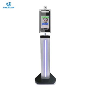 Stainless Steel 8" Time Attendance Facial Recognition Thermometer