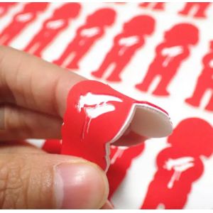 Clothing Customized 3D Silica Gel Patch Heat Transfer Printing Logo