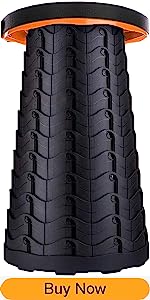 collapsible stool retractable folding telescopic telescoping foldable adults camping picnic BBQ