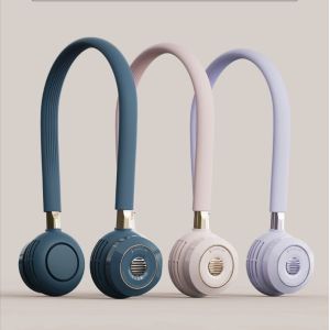 5V/0.6A Leafless Neck Fan 6.5h Maximum Working Time For Kitchen