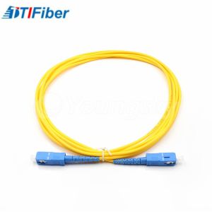1M OM1 / OM2 Jumper Fiber Optic Network Cable Duplex SC Connector Indoor