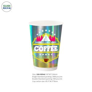 Disposable 10Oz Double Wall Paper Cup For Hot Drinks