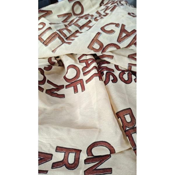 Buy Leafy Letter Printed Lace Fabric For Effect High Quality Special Design Evening Dresses at wholesale prices