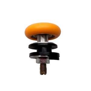 Bathroom Sliding Glass Door Hanging Roller High Carbon Steel Bearing Nylon Round