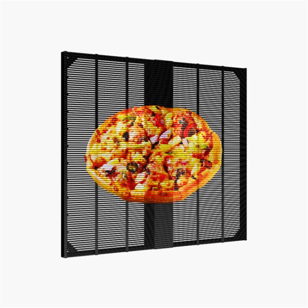 Grille Structure Transparent LED Screen Natural Illumination with Unobstructed