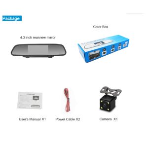 5 inch lcd car monitor for rear view mirror