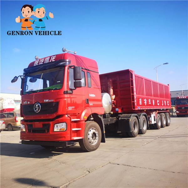 Buy Flatbed Transport Coal Limestone Aluminum Tri Axle Dump Trailer at wholesale prices