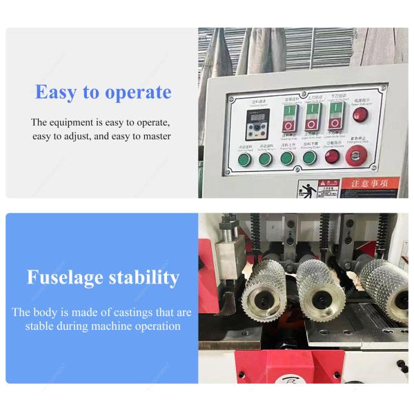 700 KG Wood Rod Rounding Machine Automatic CNC Milling Machine for Wood Round Rods