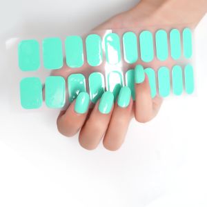 Quality New Arrival Factory Price Customized Available Semi-Cured Gel Nail Sticker for sale