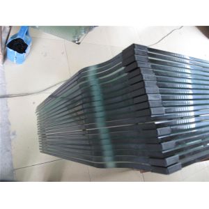 Flat Shape Building Tempered Glass Cutting Customized Logo