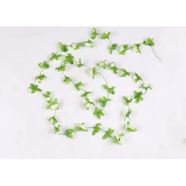 Buy European Style Red White Dia 8cm Flower Simulated Rattan Branches at wholesale prices