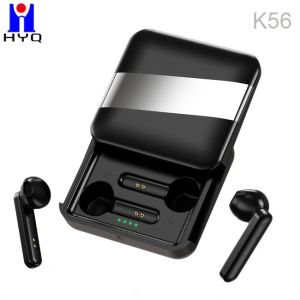 LED Power Display 30mAH Noise Cancelling Waterproof Earbuds With Mic