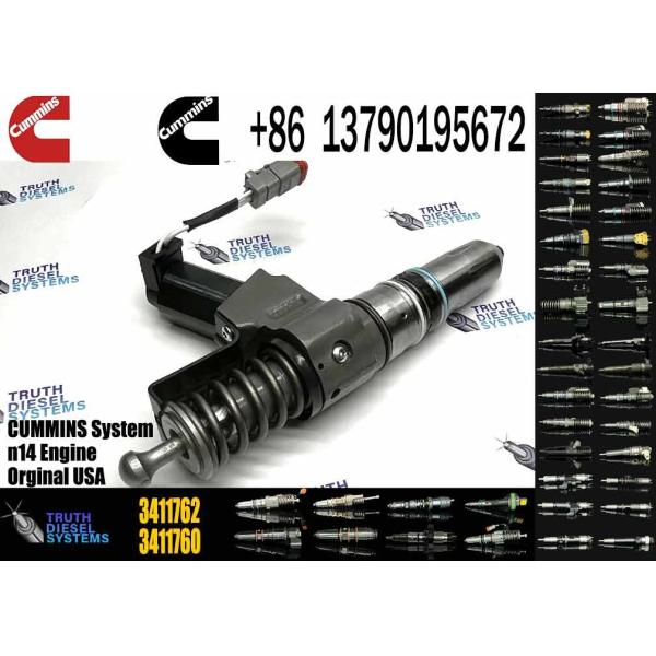 Auto Parts Common Rail Diesel Fuel Injector 3411760 3081315F 3409975 For Cummins QSN14 N14