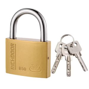 ISO9001 Indoor 40mm Brass Padlock Keyed Alike ODM