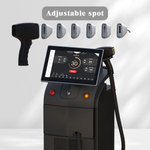Switchable Adjustable Spot Ice Titanium Laser Diode Hair Removal Machine
