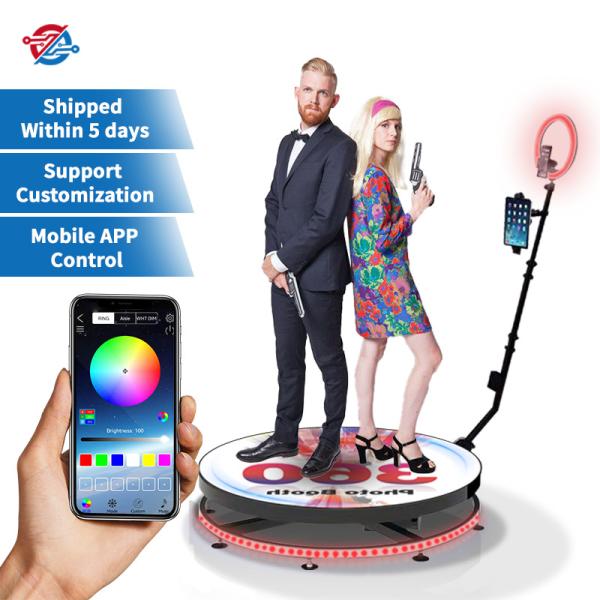 Buy Automatic 360 Degree Photo Booth Motorized Slow Motion Wireless Control at wholesale prices