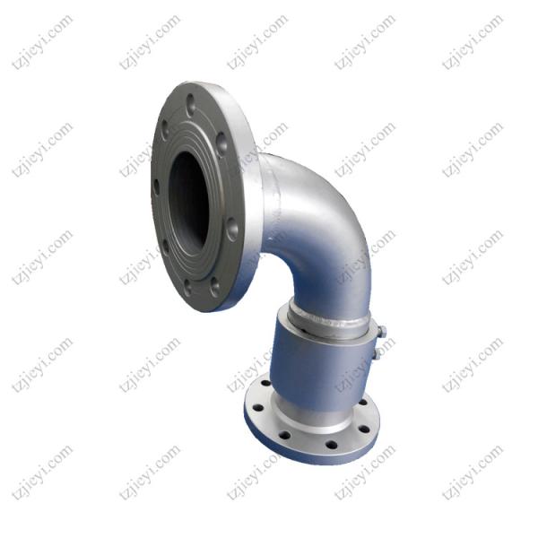 DIN carbon steel flange 90 degree connection high pressure water swivel joint for fire fighting system