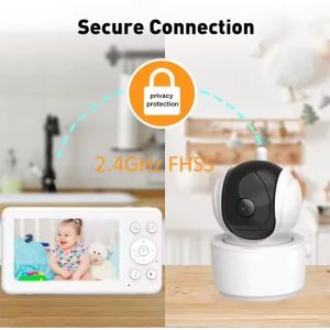 Voice Detection Alarm Mode Infant Camera Monitor Video Babyphone with 10m IR