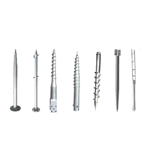 U Shape Galvanized Steel Ground Screw Pile