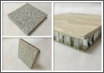 Basalt Stone Aluminium Honeycomb Panel With Edge Sealed For Indoor Decoration