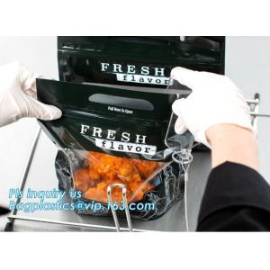 High temperature hot roast chicken bag grilled chicken stand up bag with handle,