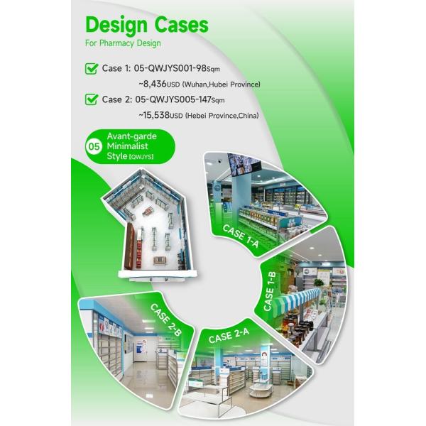 05-QWJYS Pharmacy Store Design With Avant-garde minimalist style