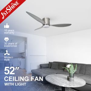 China Remote Controlled LED Ceiling Fan for Modern Home Office Design and Low Ceiling Spaces on sale