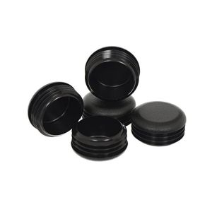 75mm 90mm 6 Inch 8 Inch Round Fence Post Caps Black Plastic