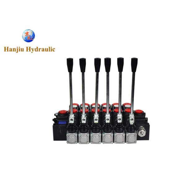 Buy Mobile Directional Valves Dcv 200 Sectional 6 Levers Spring Centered Valves For Construction And Earth Moving Machines at wholesale prices