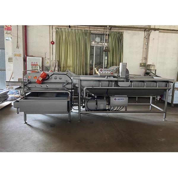 Buy 4.8KW Automatic Vegetable Washer 220V / 380V Lettuce Cleaning Machine at wholesale prices