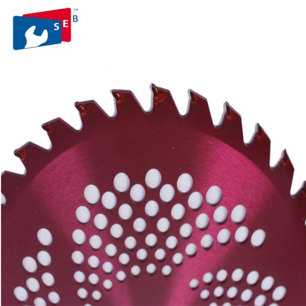 TCT Circular Grass Cutting Saw Blade with 1 inch Hole for Cutting Fence Bamboo