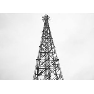 Communication Tubular Steel Tower 470 - 630 Mpa Tension Strength ASTM Standard