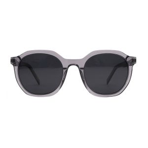 Round Acetate Material Sunglasses , Women UV400 Light Weight Sunglasses